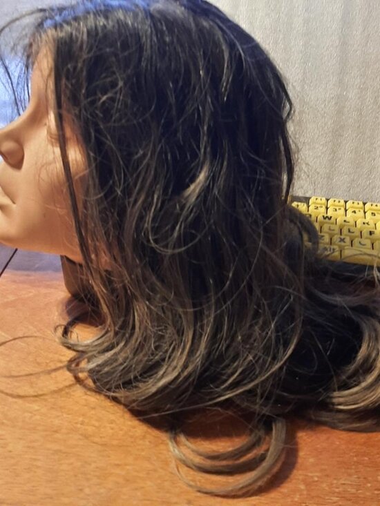 NEW ! Women Wig 26 Inch Curve Wavy Dark Blonde main image 6